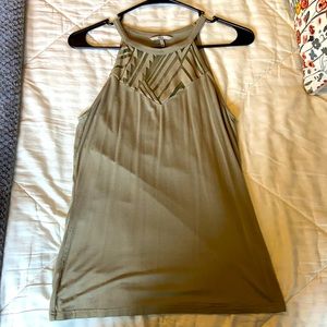 •Olive Green BKE Halter-Top•